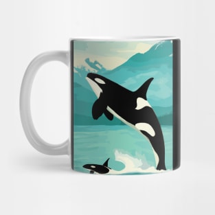 Whale Family Mug